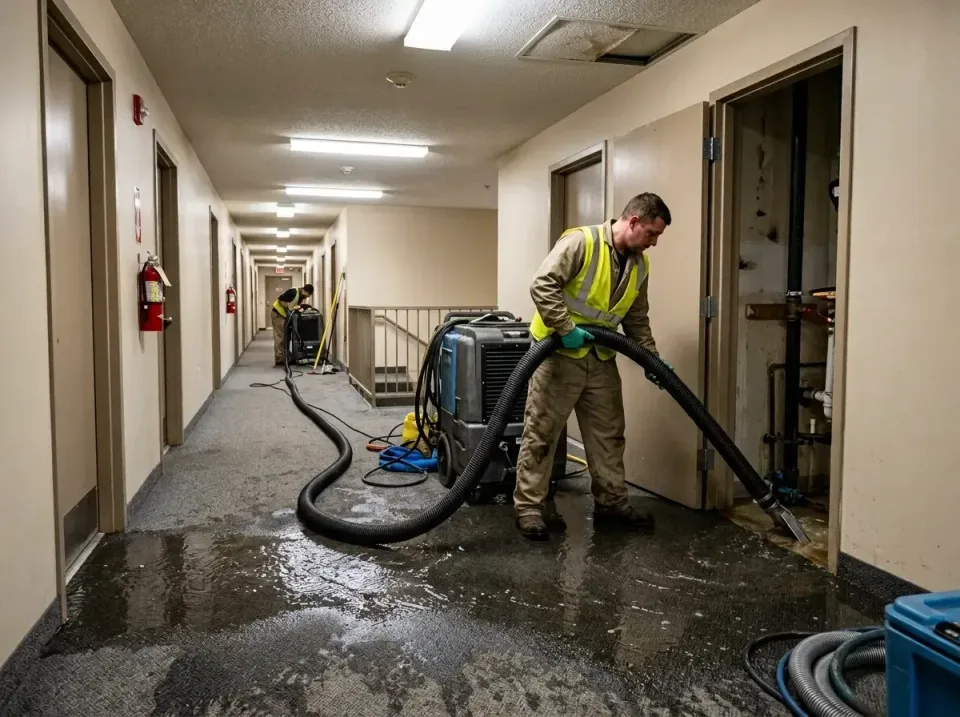 multi-unit-apartment-hallway-f-005 — frequently asked questions, Emergency Burst Pipe Water Extraction & Removal in Tracy, CA